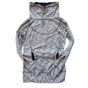 Prana Ember Cowl Neck Funnel Pullover Size Small